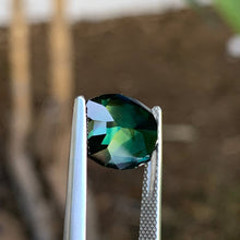 6.25ct Blue Yellow Parti Sapphire, Cushion