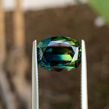 6.25ct Blue Yellow Parti Sapphire, Cushion