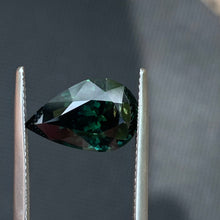 6.68ct Green Parti Sapphire Pear