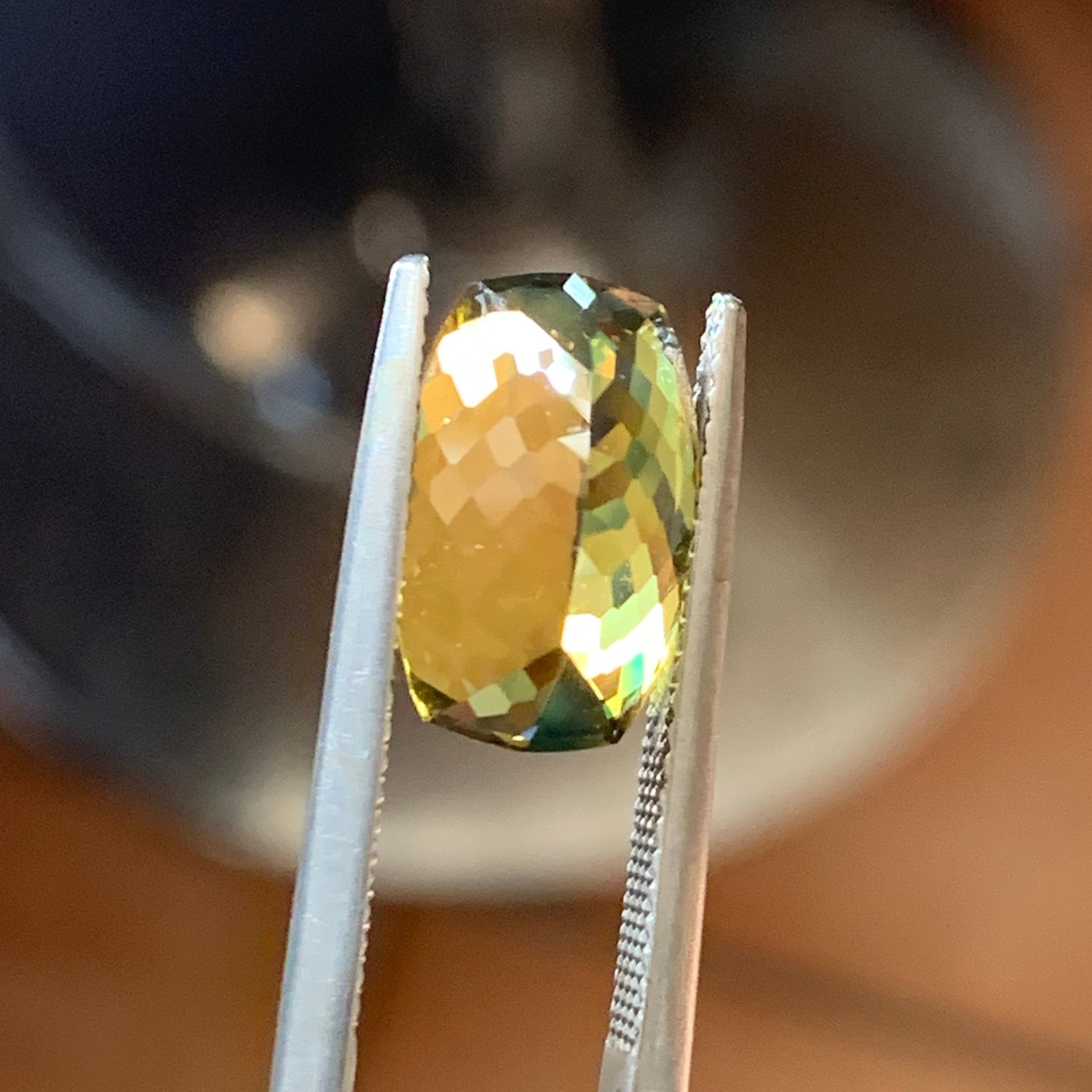 6.79ct Yellow Wattle Sapphire Baguette