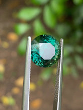 6.93ct Green Sapphire Round