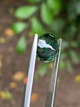 6.93ct Green Sapphire Round