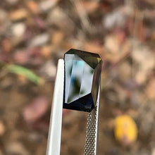 7.3ct Green Blue Sapphire Rectangular