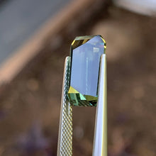 7.95ct Green Parti Sapphire, Emerald Shape