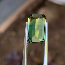 7.95ct Green Parti Sapphire, Emerald Shape