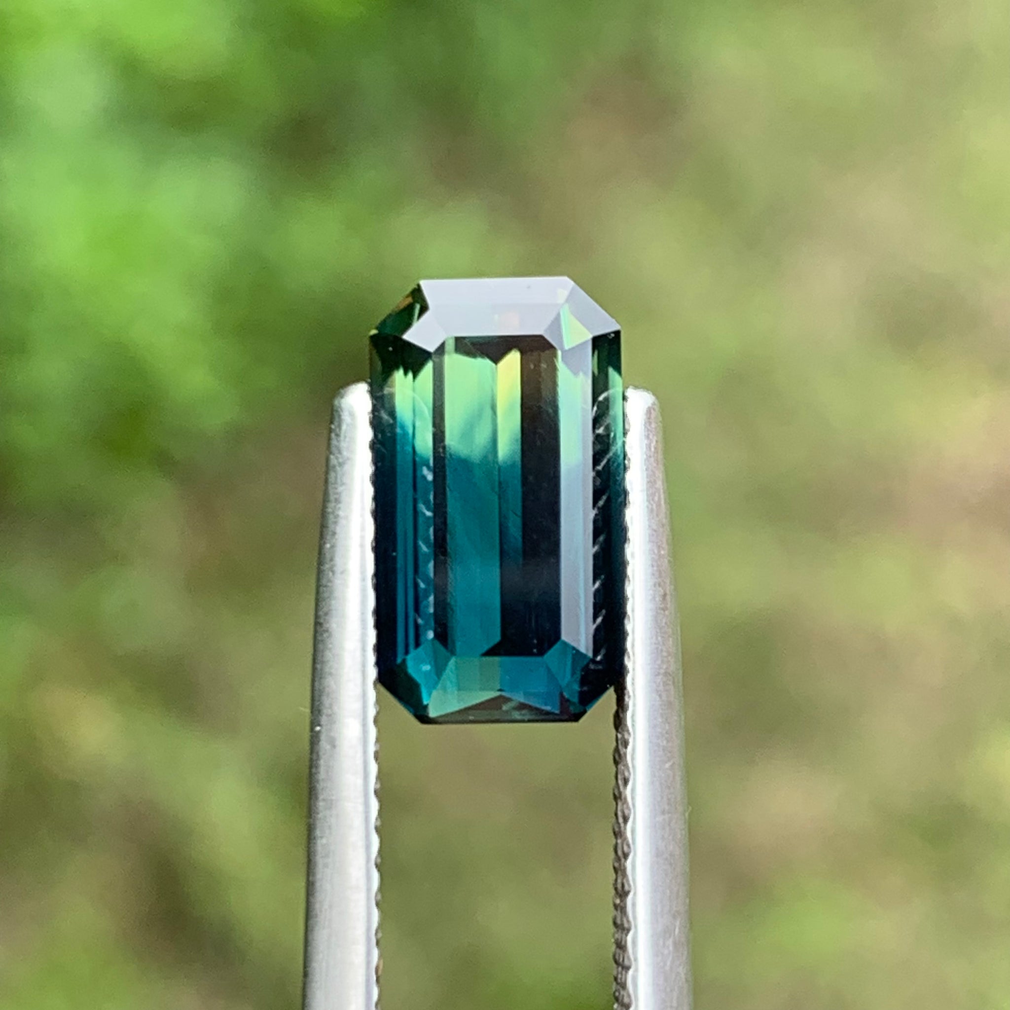 2.75ct Parti Sapphire, Emerald cut