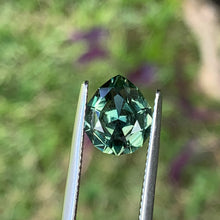 3.61ct Green Australian Sapphire, Pear