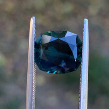 5.29ct Blue Green Sapphire, Cushion