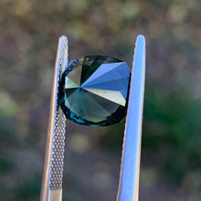 5.29ct Blue Green Sapphire, Cushion