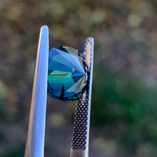 5.29ct Blue Green Sapphire, Cushion