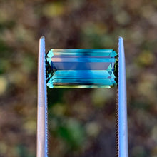 4.0ct Parti Sapphire, Emerald Shape
