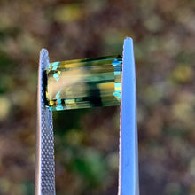 4.0ct Parti Sapphire, Emerald Shape