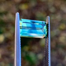 4.0ct Parti Sapphire, Emerald Shape