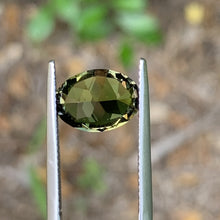 4.1ct Chartreuse Green Australian Sapphire, Oval