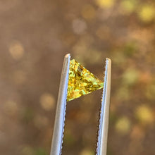 0.81ct Yellow Sapphire, Blocky Trillion