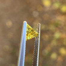 0.81ct Yellow Sapphire, Blocky Trillion