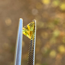 0.81ct Yellow Sapphire, Blocky Trillion