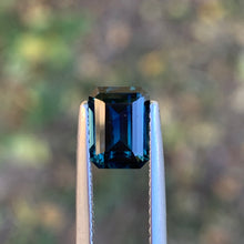 1.95ct Teal Blue Sapphire, Emerald Shape