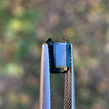 1.95ct Teal Blue Sapphire, Emerald Shape