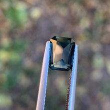 1.95ct Teal Blue Sapphire, Emerald Shape