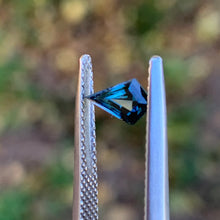 0.6ct Teal Sapphire, Kite Shape