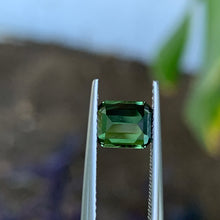 1.65ct Green Australian Sapphire, Emerald Shape