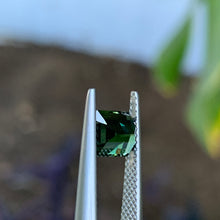 1.65ct Green Australian Sapphire, Emerald Shape