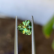1.3ct Green Australian Sapphire, Trillion