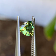 1.3ct Green Australian Sapphire, Trillion
