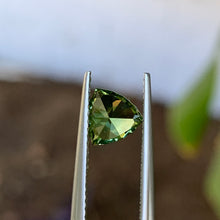 1.3ct Green Australian Sapphire, Trillion