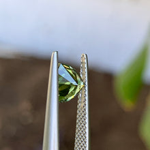 1.3ct Green Australian Sapphire, Trillion