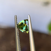 0.9ct Green Australian Sapphire, Trillion