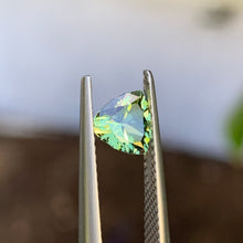 0.9ct Green Australian Sapphire, Trillion