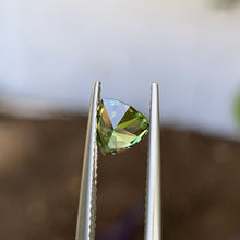 0.9ct Green Australian Sapphire, Trillion