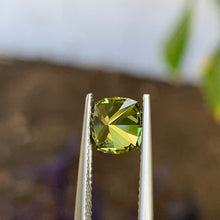 1.84ct Chartreuse Green Australian Sapphire, Cushion