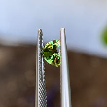 0.79ct Green Australian Sapphire, Trillion