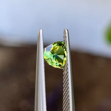 0.79ct Green Australian Sapphire, Trillion