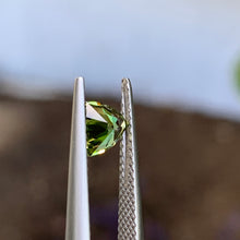 0.79ct Green Australian Sapphire, Trillion