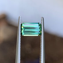 1.25ct Green Australian Sapphire, Emerald Shape