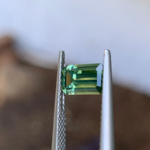 1.25ct Green Australian Sapphire, Emerald Shape