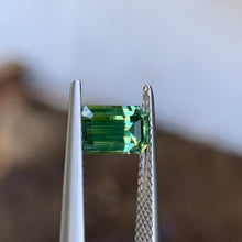 1.25ct Green Australian Sapphire, Emerald Shape