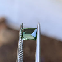 1.25ct Green Australian Sapphire, Emerald Shape