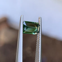 1.25ct Green Australian Sapphire, Emerald Shape