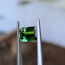 2.23ct Green Australian Sapphire, Emerald Shape