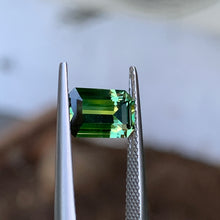 2.23ct Green Australian Sapphire, Emerald Shape