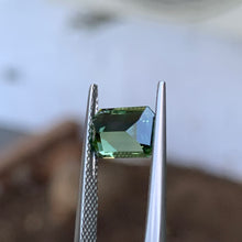 2.23ct Green Australian Sapphire, Emerald Shape