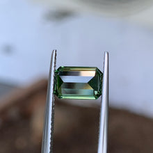 2.23ct Green Australian Sapphire, Emerald Shape