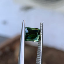 2.23ct Green Australian Sapphire, Emerald Shape