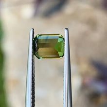 1.4ct Yellow Parti Australian Sapphire, Emerald Shape