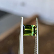 1.28ct Green Australian Sapphire, Emerald Shape